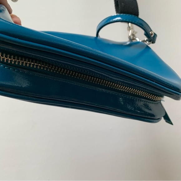 DKNY cross body bag / clutch teal - Picture 3 of 9